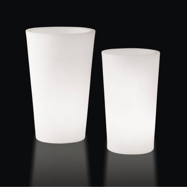Кашпо пластиковое светящееся X-Pot Lighting белый Ø850х1200 мм