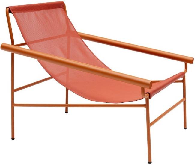 Кресло лаунж металлическое Dress Code Basic Outdoor терракотовый 750х860х745 мм Кресло лаунж металлическое Dress Code Basic Outdoor терракотовый 750х860х745 мм