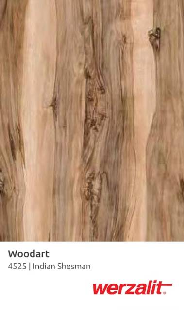 Столешница прямоугольная Werzalit Woodart индийский шесман 600х800х8 мм Столешница прямоугольная Werzalit Woodart индийский шесман 600х800х8 мм