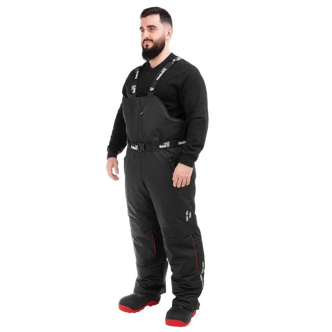Полукомбинезон зимний ЧАРЫШ ПРО, цв.черный/красный р.5XL 10/10 К (T-BCP-5XL-60/182BR) Helios МП