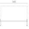 Комплект для увеличения высоты стола Kit Cube 140х80 High антрацит 1400х800х335 мм Комплект для увеличения высоты стола Kit Cube 140х80 High антрацит 1400х800х335 мм
