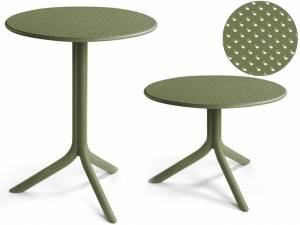 Стол пластиковый обеденный Step + Step Mini агава Ø605х400-765 мм Стол пластиковый обеденный Step + Step Mini агава Ø605х400-765 мм