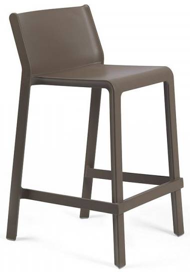 Стул пластиковый полубарный Trill Stool Mini табак 470х525х850 мм Стул пластиковый полубарный Trill Stool Mini табак 470х525х850 мм
