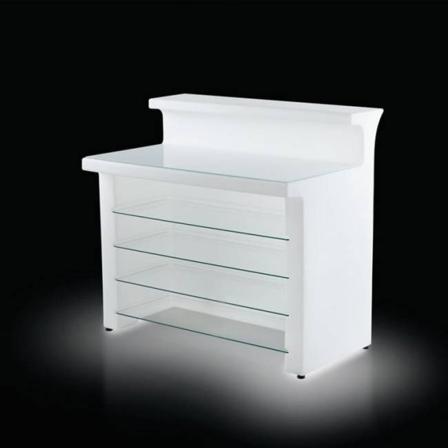 Столешница стеклянная для барной стойки Break Line Desk 1190х550х6 мм Столешница стеклянная для барной стойки Break Line Desk 1190х550х6 мм
