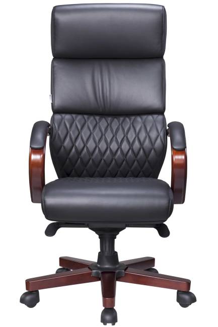 Кресло Everprof President Wood (Президент Вуд) Экокожа Черный Кресло Everprof President Wood (Президент Вуд) Экокожа Черный