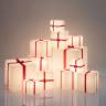 Светильник пластиковый Куб Merry Cubo 40 Lighting белый, красный 430х430х430 мм Светильник пластиковый Куб Merry Cubo 40 Lighting белый, красный 430х430х430 мм