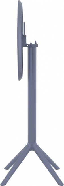 Стол пластиковый барный складной Sky Folding Bar Table 60 темно-серый Ø600х1080 мм Стол пластиковый барный складной Sky Folding Bar Table 60 темно-серый Ø600х1080 мм