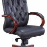 Кресло Everprof Monaco Wood (Монако Вуд) Экокожа Черный Кресло Everprof Monaco Wood (Монако Вуд) Экокожа Черный