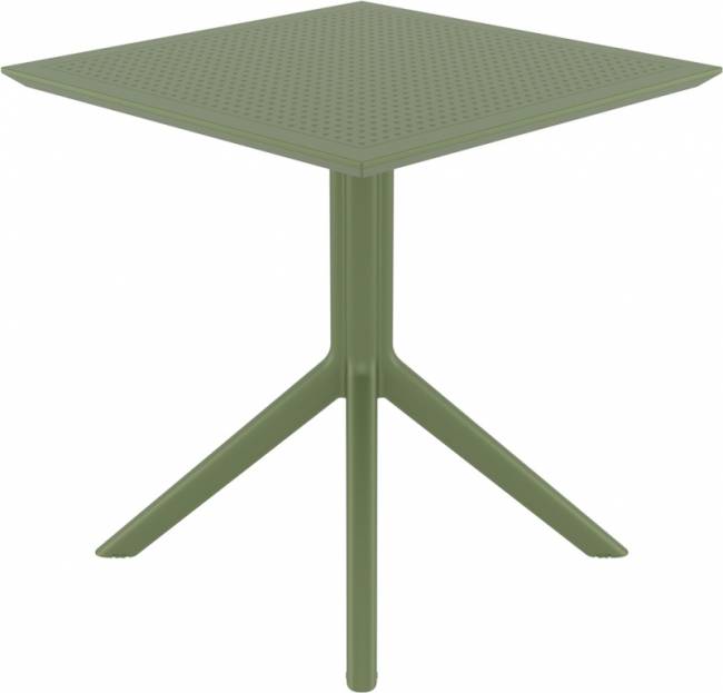 Стол пластиковый Sky Table 70 оливковый 700х700х740 мм Стол пластиковый Sky Table 70 оливковый 700х700х740 мм