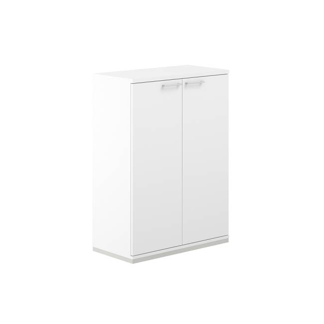 AG.206.WH.WH.WH / Шкаф 3 ур. 800х400х1111 / корпус: белый, топ/дно: белый, фасады: белый
