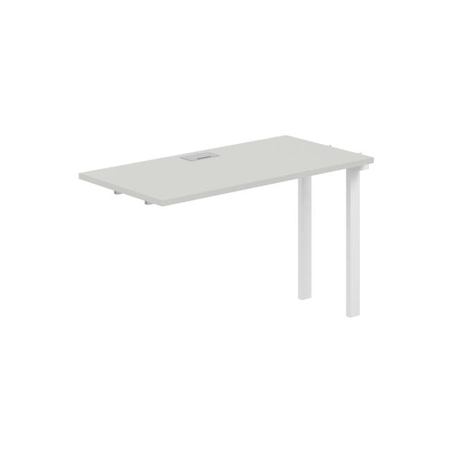 SG.261.SH.63.WH / Секция рабочей станции s-b-s 1200х600х750 / профиль: 60х30 белый; столешница: серый бархат