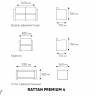 Комплект мебели Раттан Премиум 4 / Rattan Premium 4, серый Комплект мебели Раттан Премиум 4 / Rattan Premium 4, серый