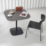 Столешница квадратная со скругленными углами Compact Laminate антрацит 700х700х10 мм Столешница квадратная со скругленными углами Compact Laminate антрацит 700х700х10 мм
