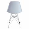 Стул Синди Айрон Чаир Имс/Cindy Iron Chair Eames (мод.002)/1 шт. в упаковке металл, пластик, 51х46х82,5, серый серый металл, пластик