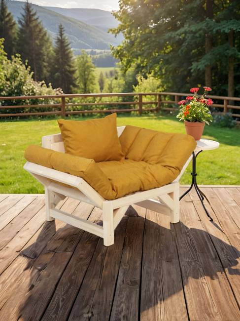 Кресло Бинго ткань savana plus yellow, каркас лак Кресло Бинго ткань savana plus yellow, каркас лак