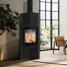 Печь Kratki PRO TORA/M 8 кВт Nero Assoluto