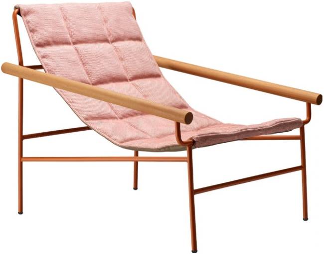 Кресло лаунж металлическое Dress Code Glam Outdoor терракотовый, розовый 750х860х745 мм Кресло лаунж металлическое Dress Code Glam Outdoor терракотовый, розовый 750х860х745 мм