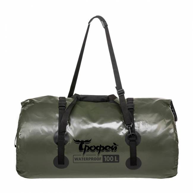 Гермобаул 100л, ПВХ, хаки/черный (TR-GB-100-HB) Трофей Гермобаул 100л, ПВХ, хаки/черный (TR-GB-100-HB) Трофей