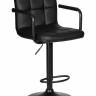 Стул барный DOBRIN KRUGER ARM BLACK, черный