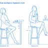Стул пластиковый барный Abuela Stool 77 песочный 500х450х1010 мм Стул пластиковый барный Abuela Stool 77 песочный 500х450х1010 мм