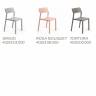 Стул пластиковый Trill Bistrot табак 500х515х825 мм Стул пластиковый Trill Bistrot табак 500х515х825 мм