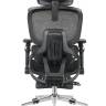 Кресло офисное TopChairs Prodigy с оттоманкой черный