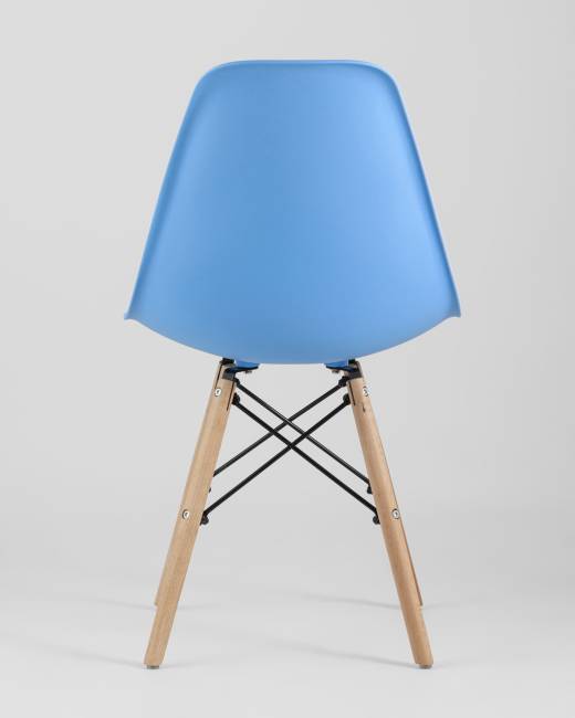 Стул Eames Style DSW голубой (разборный каркас)