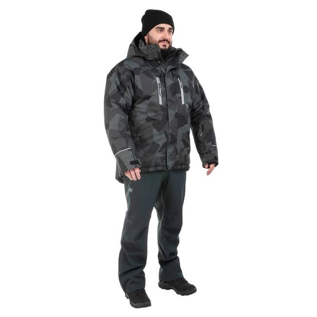 Куртка зимняя АРКТИКА, 15/15 К, цв. серый/черный, Шелтер р.XL (T-N-AJ-XL-52/176-G) NISUS Куртка зимняя АРКТИКА, 15/15 К, цв. серый/черный, Шелтер р.XL (T-N-AJ-XL-52/176-G) NISUS