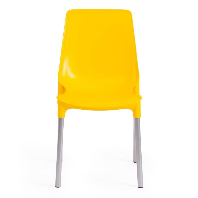 Стул Джениус/Genius (мод. 75) (2шт.в упаковке) пластик/металл, 46x56x84cм, желтый/опоры хром (Комплект из 2 шт.) желтый металл/пластик Стул Джениус/Genius (мод. 75) (2шт.в упаковке) пластик/металл, 46x56x84cм, желтый/опоры хром (Комплект из 2 шт.) желтый металл/пластик