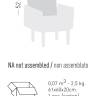Подушка на спинку Conga Backrest 510х520 мм Подушка на спинку Conga Backrest 510х520 мм