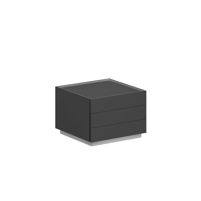 OL-20-11.OS.OS / Тумба опорная 2 800x800x569 / корпус: оникс серый, фасады: оникс серый