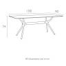 Стол пластиковый Air Table 180 белый 1800х900х740 мм Стол пластиковый Air Table 180 белый 1800х900х740 мм