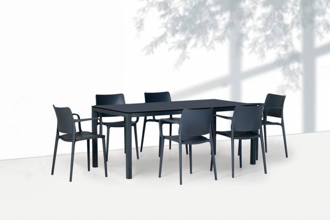 Столешница прямоугольная Solid Compact 1590x790 черное дерево 1590х790х12 мм
