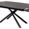 Стол РИВОЛИ (RIVOLI) 140 цвет ЧЕРНЫЙ МРАМОР (MATT BLACK MARBLE SOLID CERAMIC) / ЧЕРНЫЙ, ®DISAUR Стол РИВОЛИ (RIVOLI) 140 цвет ЧЕРНЫЙ МРАМОР (MATT BLACK MARBLE SOLID CERAMIC) / ЧЕРНЫЙ, ®DISAUR