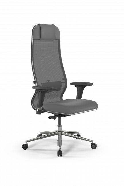 Кресло SynchroSit 10 B1-115D - X2+Extra /Um00/Wm12/D02P(M23.B23.G18.W02), серый