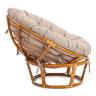 Кресло Папасан/Papasan (23/01 W) /с подушкой и ремешками/ 115х101х104см, пекан орех, подушка рогожка, меланж Pecan (орех) Кресло Папасан/Papasan (23/01 W) /с подушкой и ремешками/ 115х101х104см, пекан орех, подушка рогожка, меланж Pecan (орех)