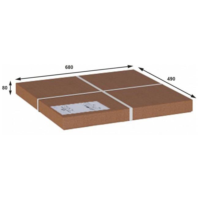 Этажерка П 8 средне-коричневый