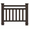 Ограждение ДПК holzhof woodstyle секция 1 м.п., с тиснением 3D,