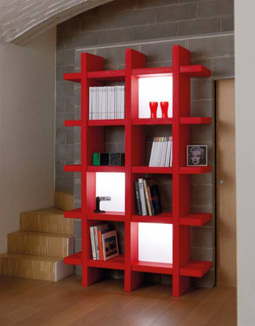 Модуль светящийся для книжной полки Quadro Lighting белый 400х200х400 мм Модуль светящийся для книжной полки Quadro Lighting белый 400х200х400 мм