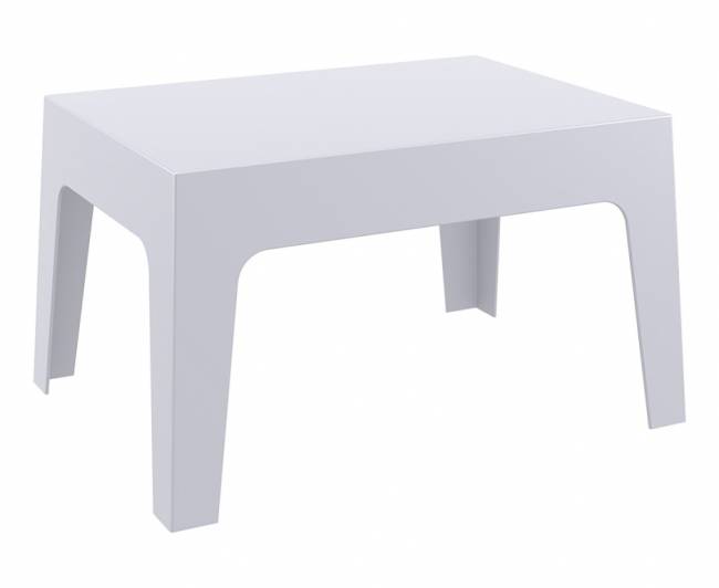 Столик пластиковый журнальный Box Table серебристый 700х500х430 мм Столик пластиковый журнальный Box Table серебристый 700х500х430 мм