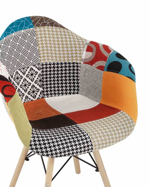 Кресло Eames DSW пэчворк