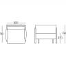 Кресло металлическое Loca Sofa LS 01 820х780х685 мм