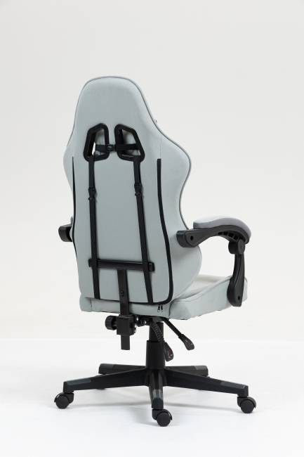 Кресло спортивное TopChairs Phantom серо-голубой