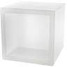 Куб открытый пластиковый светящийся Open Cube 75 Lighting белый 730х730х730 мм Куб открытый пластиковый светящийся Open Cube 75 Lighting белый 730х730х730 мм