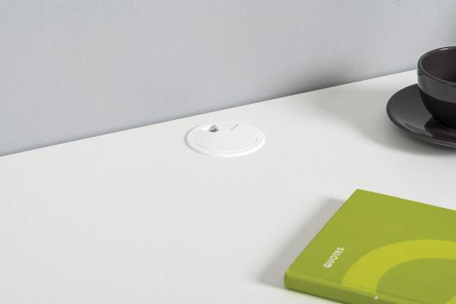 Набор мебели для учёбы в детскую для двоих детей Торонто цвет белый шагрень/стальной серый Набор мебели для учёбы в детскую для двоих детей Торонто цвет белый шагрень/стальной серый