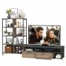 TV-тумба со стеллажом Трувор 13.151.02 цвет дуб гранж песочный/интра TV-тумба со стеллажом Трувор 13.151.02 цвет дуб гранж песочный/интра