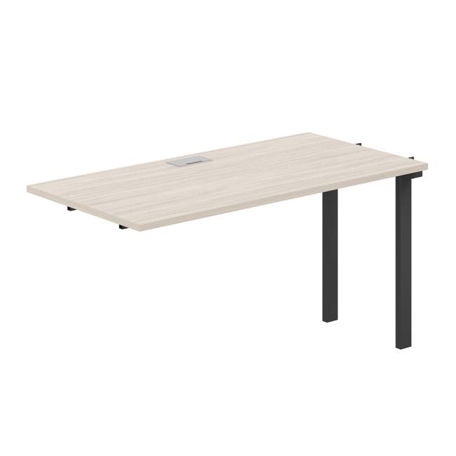SG.261.OL.63.AN / Секция рабочей станции s-b-s 1200х600х750 / профиль: 60х30 антрацит; столешница: дуб светлый