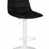 Стул барный DOBRIN TAILOR WHITE, черный велюр (MJ9-101)