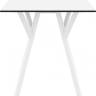 Стол пластиковый Max Table 70 белый 700х700х740 мм