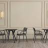Стол пластиковый Max Table 70 черный 700х700х740 мм